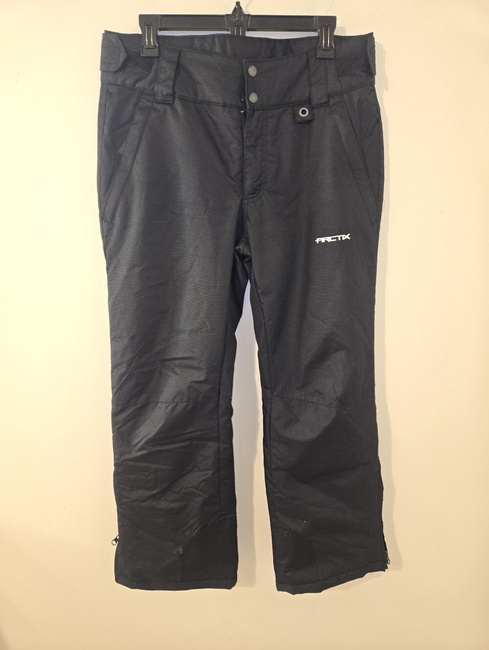Arctix Women's Insulated Snow Ski Pants Black Medium Short Waterproof Winter